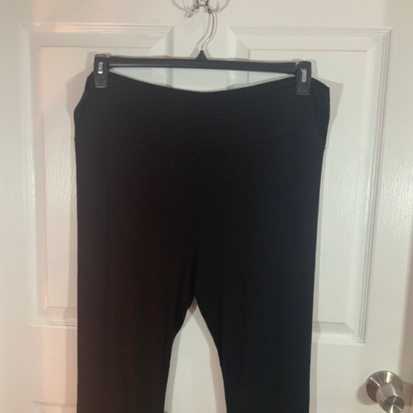 Fringe Black Elastic Waist Streetwear Punk Goth Pants Plus Size 2X - Picture 3 of 8